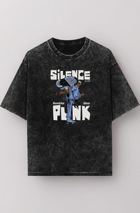 เสื้อยืดผู้ชายพิมพ์ลายกราฟิกวินเทจทรงโอเวอร์ไซส์ ผ้าคอตตอนหนานุ่ม สไตล์สตรีทแฟชั่น - Product Image 2