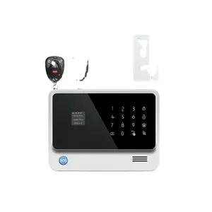 Détecteur de Mouvement PIR/Capteur De Porte/Détecteur De Fumée de Sécurité À La Maison D'alarme D'intrus de Cambrioleur WIFI GSM Système D'alarme SMS PST-G90B Plus