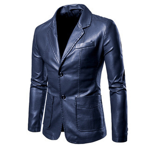 Custom Design Fashion Classic <b>Leather</b> Motorcycle <b>Jacket</b> Front <b>Men</b> Slim Fit Genuine Cowhide Streetwear Windproof Eco-Friendly - Product Image 2