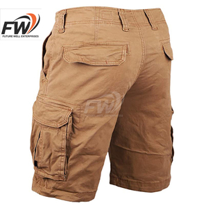 Pantalones Cortos Casuales Personalizados Más Vendidos, Pantalones Cortos Cargo Ajustados a la Moda para Hombre, Pantalones Cortos Cargo con 6 Bolsillos y Cordón Ajustable, Transpirables, con Logotipo Personalizado - Product Image 2