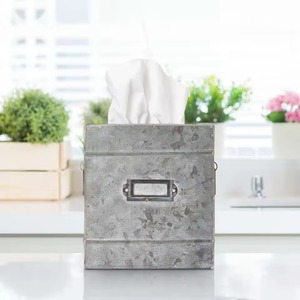Porte-mouchoirs en métal galvanisé de haute qualité, design élégant et construction robuste pour une utilisation quotidienne durable - Product Image 5