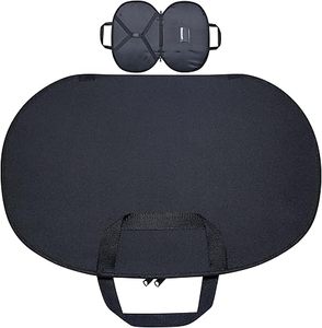 Étui pour collier maçonnique noir avec doublure violette rembourrée, sac de transport pour franc-maçon - Product Image 2