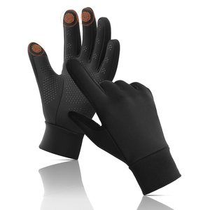 Custom Logo And Color Touchscreen Thermal Winter <b>Gloves</b> <b>Knit</b> Stretch Cuff Cold Weather For Outdoor Driving Cycling Warm <b>Gloves</b> - Product Image 1