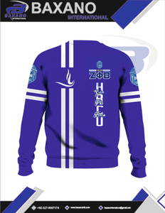Sudadera con Cuello Redondo Zeta Phi Beta Sorority 1920, Sudadera Universitaria Azul Elegante de Primera Calidad para la Vida Griega, para Miembros de la Hermandad ZPB - Product Image 6