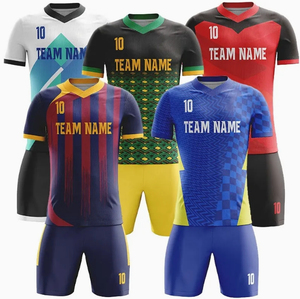 Uniformes de Fútbol Personalizados de Alta Calidad con Logotipo, Camisetas Clásicas de Entrenamiento Deportivo para Adultos y Niños - Product Image 1
