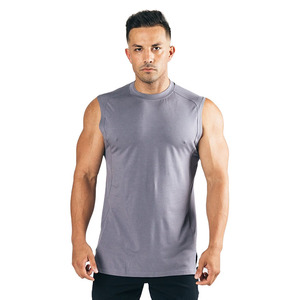 2026 <b>Man</b> Sleeveless Gym Fitness Clothing Quick-drying <b>Men's</b> Tank Top Muscle <b>Singlets</b> Fashion Sports Workout Gym TankTop OEM ODM - Product Image 2
