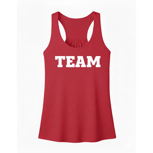 Wholesale Women's Short Jersey Camisole Breathable Eco-Friendly Tank <b>Top</b> with Bra Support Front Logo 100% Polyester - Product Image 4