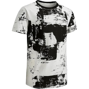 Camiseta gráfica de hip hop para hombre, informal, de manga corta, con estampado moderno y estilo hipster, para streetwear. - Product Image 1