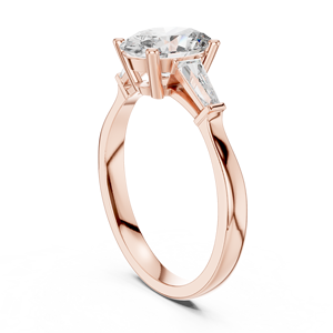 Bague de promesse simple Sassy Couture 14K pour petite amie en argent sterling gravé sur mesure - Product Image 3