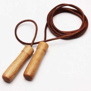 Corde à sauter Geo Brother Company GB-57 avec poignée en bois, 3 m, légère, moins de 1 kg, durable, unisexe, pour la maison/la salle de sport/usage commercial - Product Image 6