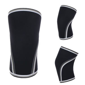 Genouillères en néoprène 7 mm avec logo personnalisé, accessoires de gym pour la musculation, sangle de sécurité sportive, genouillères de levage - Product Image 6