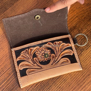 Monedero tallado a mano, elegante, multiusos, cuero occidental, nueva llegada, gran oferta, billetera para Unisex - Product Image 6