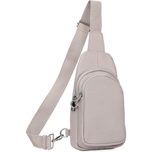 Mochila tipo bandolera con apariencia de cuero negro, bolso cruzado con múltiples bolsillos, bolsa de hombro para viajes al aire libre, uso diario - Product Image 2