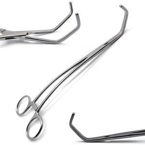 DeBakey Tissue Forceps Stainless Steel Vascular Surgical <b>Clamp</b> for Cardiovascular and Thoracic Surgery By Grip Surgical - Product Image 5