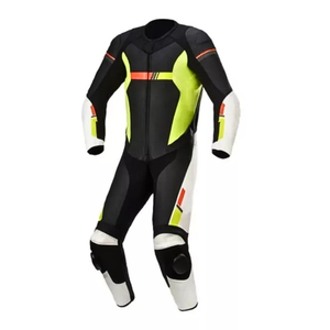 Traje de Cuero para Motociclismo, Ropa de Motociclista de Piel de Vacuno de Primera Calidad, Traje de Cuero Personalizado OEM para Motocicleta, Equipo Profesional para Motociclistas - Product Image 2