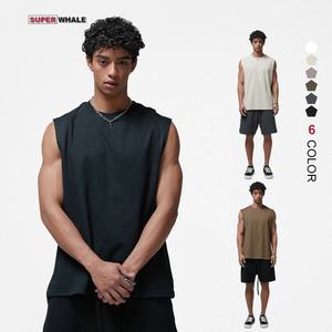 Camiseta sin mangas para entrenamiento de gimnasio para hombre, chaleco deportivo sin mangas transpirable de secado rápido para culturismo - Product Image 4