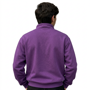 Sudadera con Cierre de Cremallera Personalizada con Logotipo, Algodón Grueso, Estilo Urbano, Ropa de Marca Privada para Marcas de Ropa y Minoristas - Product Image 3