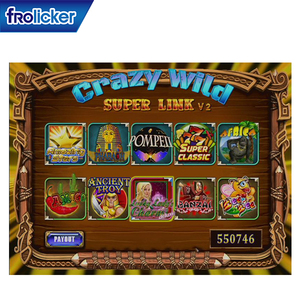 Carte PCB de jeu d'arcade à écran unique CRAZY WILD V2 FRO, version anglaise, Taïwan, pour machine de divertissement à monnayeur - Product Image 1