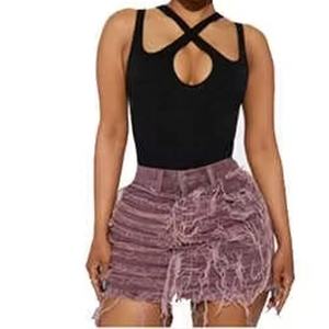 Top Quality Customized Black <b>Bodysuit</b> for Women Tummy Control Seamless Fashion Going Out Sleeveless <b>Bodysuit</b> <b>Strapless</b> - Product Image 4