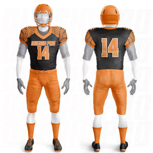 Uniformes de Fútbol Americano de Alta Calidad, Conjunto Deportivo de Poliéster Sublimado, Camisetas de Compresión, Pasamontañas, Guantes, Mangas para Brazos, Bolsas - Product Image 2