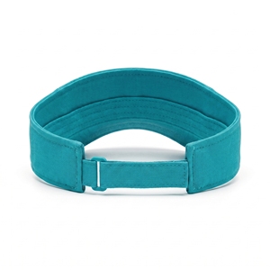 หมวกกันแดดปีกโค้งสีเขียวอมฟ้าสดใส ผ้าฝ้าย ผลิตตามสั่ง สำหรับกอล์ฟ เทนนิส กิจกรรมกลางแจ้ง ฤดูร้อน โรงงานผลิต OEM - Product Image 3