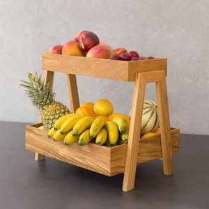Juego de Cestas de Frutas de Madera Ecológicas |   Acabado Liso |   Artesanía Hecha a Mano |   Tarifa al por Mayor - Product Image 1
