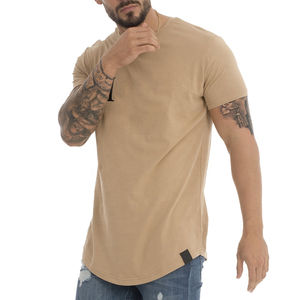 T-shirts personnalisés blancs grande taille pour hommes – T-shirt uni vierge de haute qualité 100 % coton à col ras du cou pour le fitness – Vêtements pour hommes – T-shirt personnalisé - Product Image 2