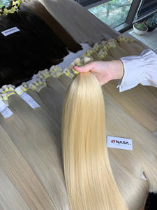 Wholesale Price <b>Hair</b> <b>Extensions</b> Bulk Raw Human <b>Hair</b> <b>Extension</b> with Wave Style Virgin <b>Hair</b> Grade 100gram <b>Color</b> Light - Product Image 2