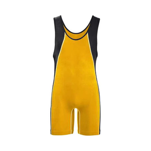 Chaleco de Lucha Libre para Hombre, Ropa Deportiva Premium, Tejido con Control de Humedad, Diseño sin Mangas, Ajustado, Spandex/Poliéster para Artes Marciales - Product Image 1