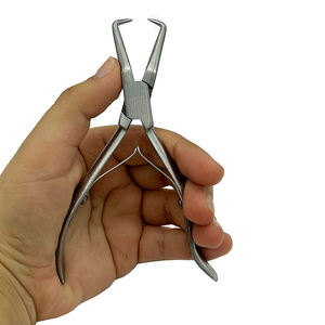 BEST ELECTRO SURGICAL Pince de retrait d'anneaux couleur or ultime, outils de pose d'extensions capillaires à maintien robuste pour usage commercial, en acier inoxydable - Product Image 5