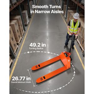 Transpallet Elettrico con Capacità di Carico di 1500 kg, Forche in Acciaio da 48x27 Pollici, Alimentato a Batteria al Litio, Personalizzabile OEM - Product Image 4