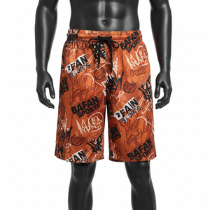 Pantalones cortos de baloncesto para hombre, de poliéster premium, transpirables, que absorben la humedad, con sublimación, logotipo personalizado, para entrenamiento. - Product Image 1