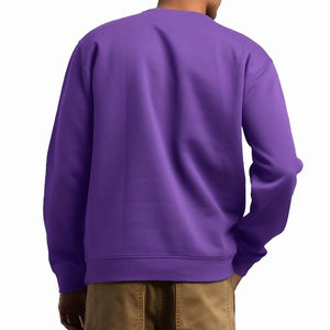 Sudadera Elite Unisex de Cuello Redondo Oversize, Tejido Grueso 100% Algodón, Transpirable, Lisa, Corte Regular, Estilo Casual Urbano - Product Image 2