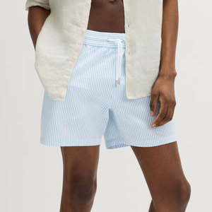 Custom Color Solid Summer Breathable Comfortable Men Street Style <b>Swim</b> Shorts Regular Fit Polyester Wholesale - Product Image 4