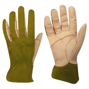Guantes de Conducción de Cuero de Vaca de Alto Rendimiento, Resistentes al Calor, con Muñequera Elástica, Sin Látex, para Trabajo y Seguridad - Product Image 2