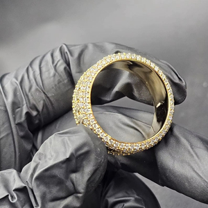 Bague Champion Hip Hop Queensun en Argent S925 10K 18K avec Incrustation de Diamants Moissanite VVS Bijoux de Luxe - Product Image 4