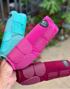 BRAND ZONE Protège-tendons d'extérieur en néoprène pour chevaux, protection des jambes, produit d'équitation, paire de protège-tendons, prix d'usine - Product Image 1