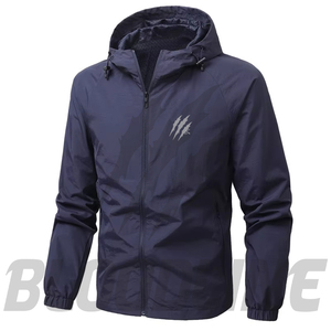Men's Color Blocking <b>Waterproof</b> Breathable Windproof Puffer <b>Jacket</b> with Zipper Closure Casual Winter Regular Fit Polyester Shell - Product Image 3