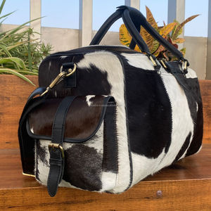 กระเป๋าดัฟเฟิลกระเป๋าเดินทางหนังวัวขนาดใหญ่หรูหราสำหรับทุกเพศความจุขนาดใหญ่กระเป๋าเดินทาง - Product Image 3