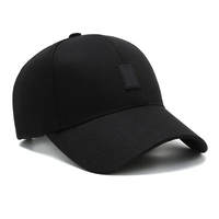 Gorra de Béisbol Deportiva Vintage Negra sin Estructura con Logotipo 3D Impreso Personalizado OEM de Alta Calidad para Hombre, Impermeable, Talla Pequeña