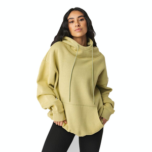 High Performance Custom Logo Hooded Winter Knitted Streetwear Drop Shoulder Heavyweight Blank Oversized <b>Hoodies</b> Cotton <b>Fleece</b> - Product Image 6