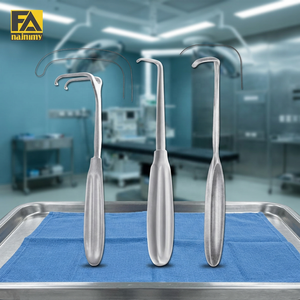 เครื่องมือผ่าตัดแบบมือถือ Ollier Retractor 2 Prong ขนาดใบมีด 38 มม. x 25 มม. ความยาว 230 มม. ได้รับการรับรองมาตรฐาน CE และ ISO - Product Image 4