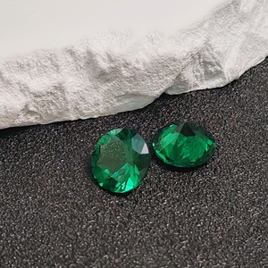 Esmeralda natural redonda facetada, corte brillante, verde intenso, esmeralda suelta, varios tamaños para joyería al por mayor - Product Image 5