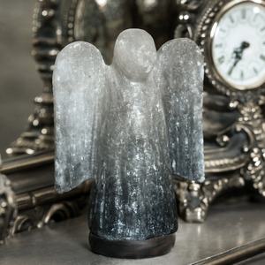 Lámpara de Sal Rosa del Himalaya Natural, Figura de Ángel Hecha a Mano, Luz Nocturna Purificadora de Aire, Energía Curativa, Decoración para el Hogar y Spa - Product Image 4
