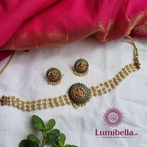 Pearl Laxmi Fine Choker Necklace - Product Image 6
