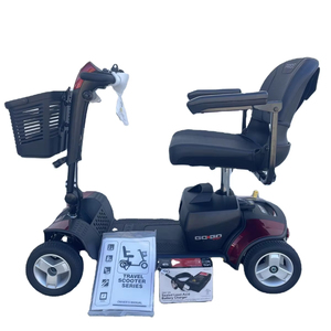 เก้าอี้ไฟฟ้า P-ri-D-E ใหม่กรรไกรตัดผมสกู๊ตเตอร์4ล้อสำหรับเล่นกีฬาพกพาสะดวก - Product Image 1