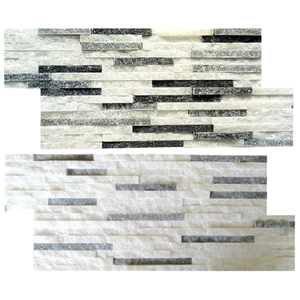 Rectangle Ledger <b>Marble</b> Stone Tile Split Face Modern Calcite Finish Waterproof Exterior Wall Cladding Durable - Product Image 6
