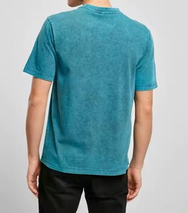Camiseta cómoda y ajustable con hombros caídos, transpirable, a bajo precio, de uso casual, fácil de llevar, para hombre, con logo personalizado. - Product Image 5