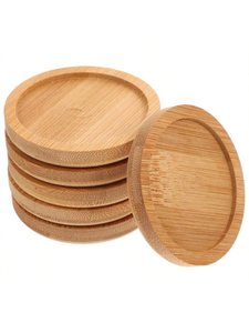 Posavasos de madera de mango de la mejor calidad, diferentes colores, de Blossom Craft India - Product Image 3