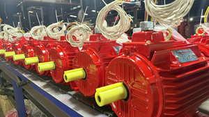 Moteur électrique triphasé AC asynchrone industriel OEM IP55 IP56 avec boîtier en fonte, résistant à la chaleur, classe C - Product Image 5